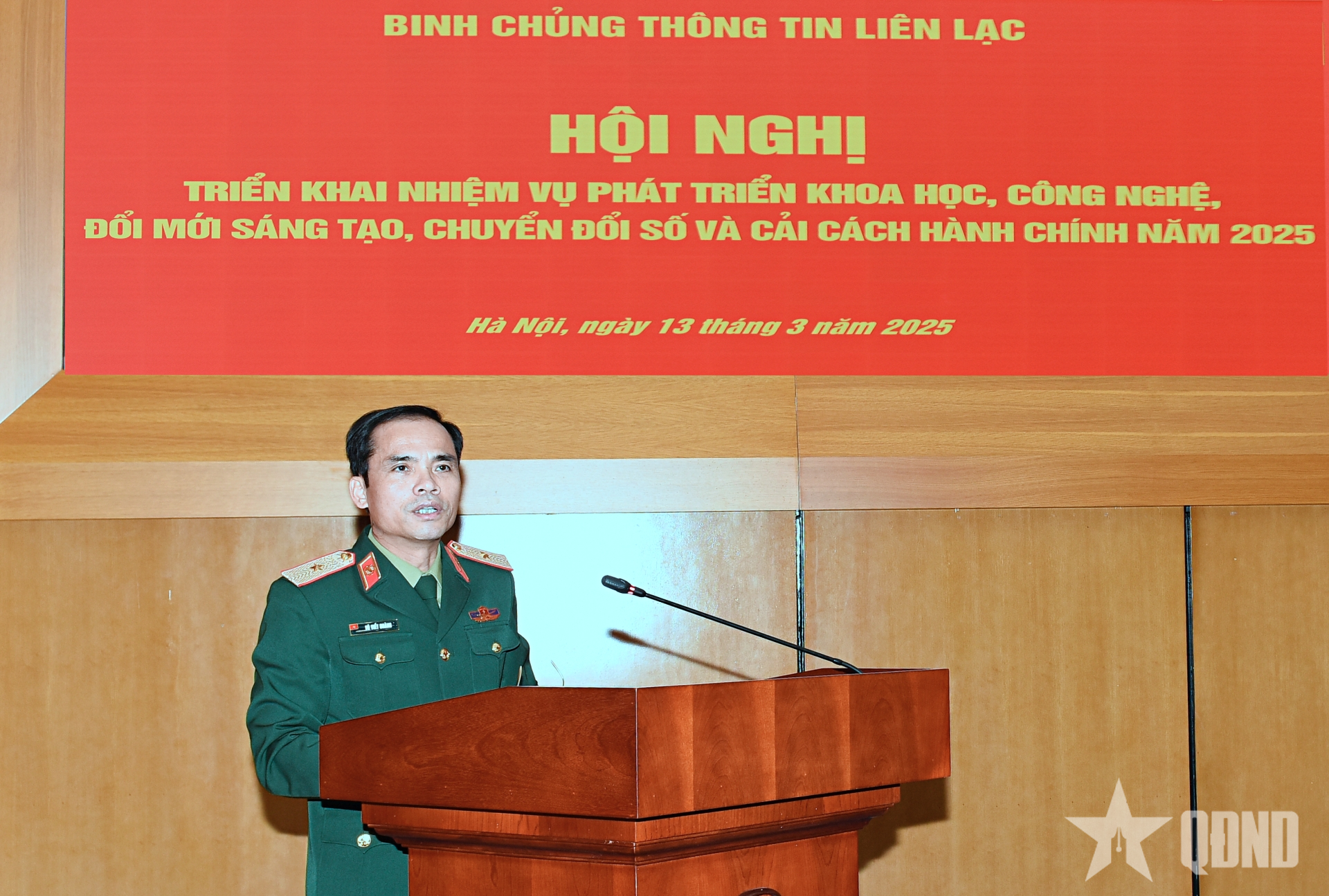 Binh chủng Thông tin liên lạc triển khai nhiệm vụ cải cách hành chính và chuyển đổi số